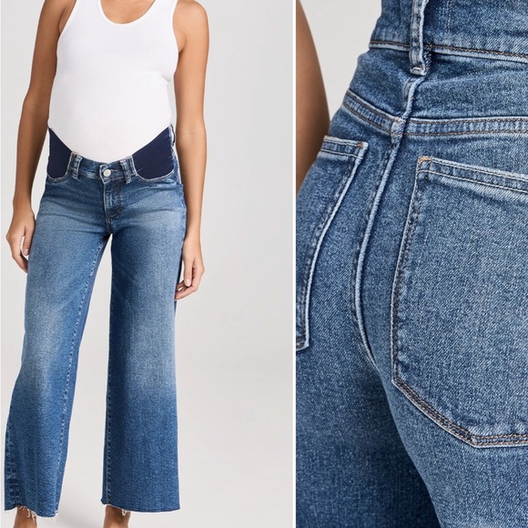 DL1961 Hepburn Maternity Wide Leg Jeans - Picture 5 of 5